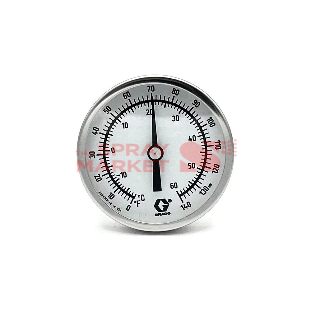 Premium Spray Products Thermometer, Dial