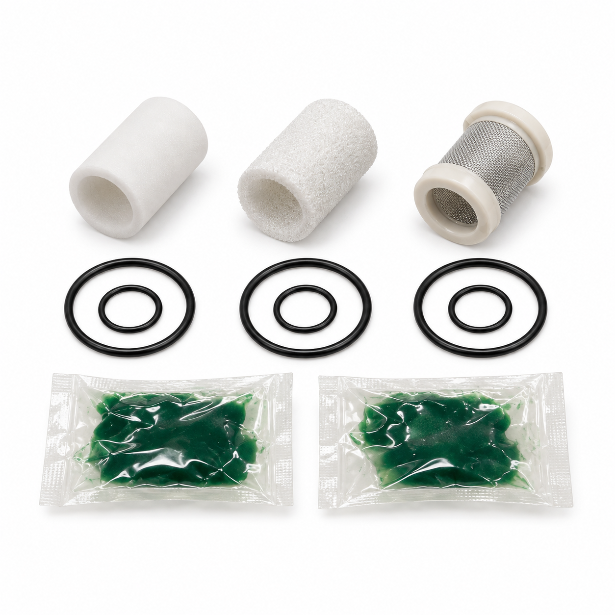 Bullard CAB30FK replacement filter kit with three filter elements, O-rings and lubricant