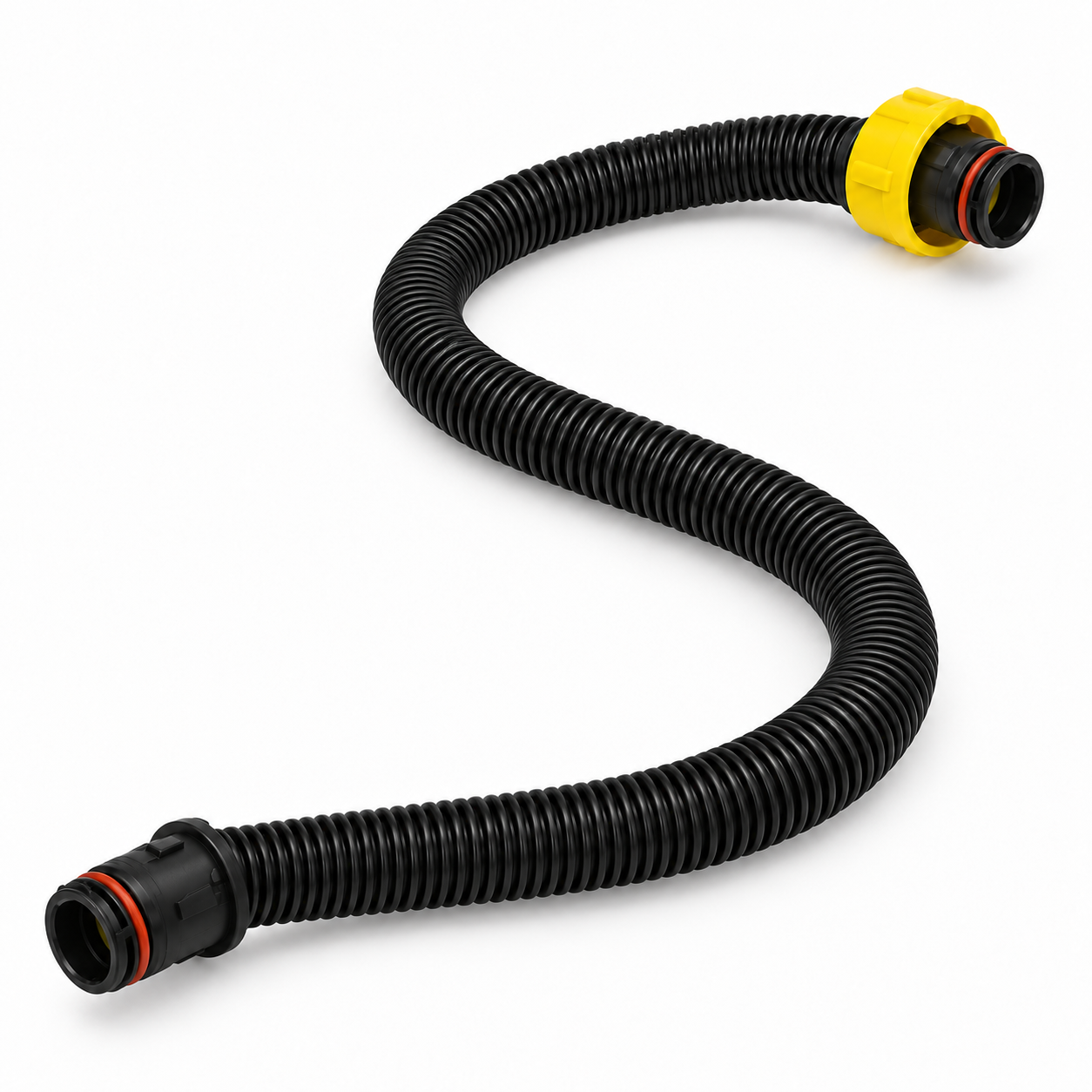 Honeywell North CA127L 40-inch black breathing tube with yellow locking collar