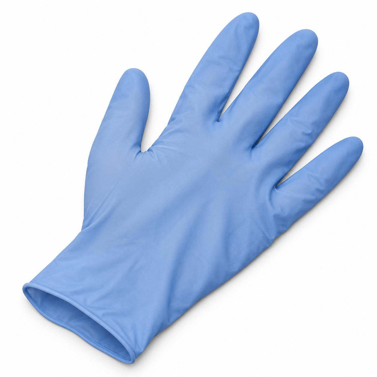 Honeywell North Dexi-Task LA049IND large blue nitrile glove with rolled cuff