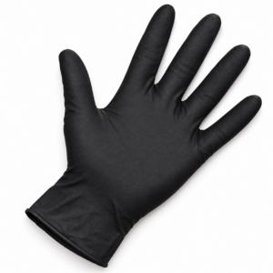 SAS Safety Raven 66511 large black nitrile disposable glove
