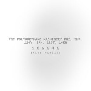 PMC Polyurethane Machinery PH2, 3HP, 220V, 3ph, 120T, 14KW