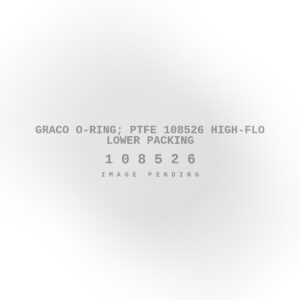 Graco O-Ring; PTFE 108526 High-Flo Lower Packing