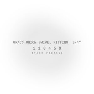 Graco Union Swivel Fitting, 3/4"