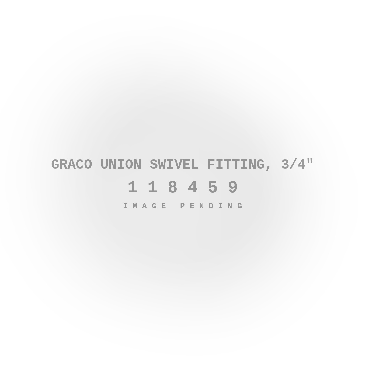 Graco Union Swivel Fitting, 3/4"