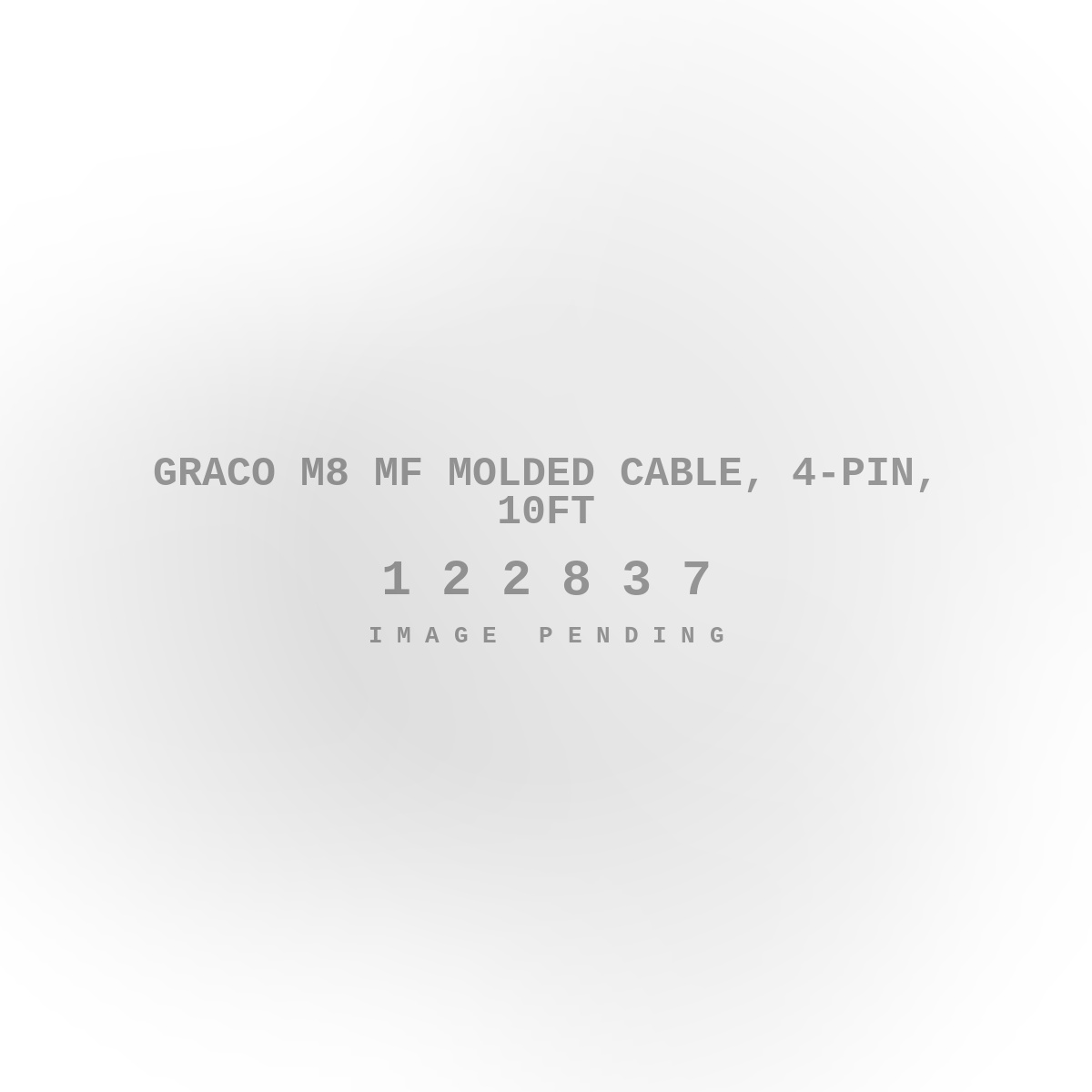 Graco M8 MF Molded Cable, 4-PIN, 10FT