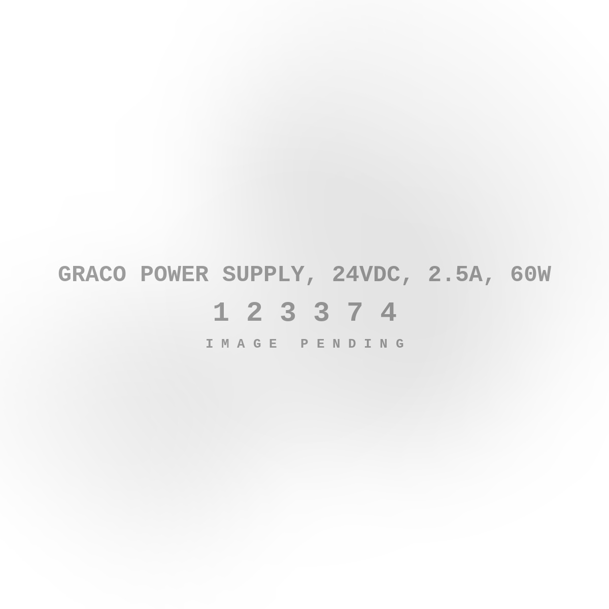 Graco Power Supply, 24VDC, 2.5A, 60W