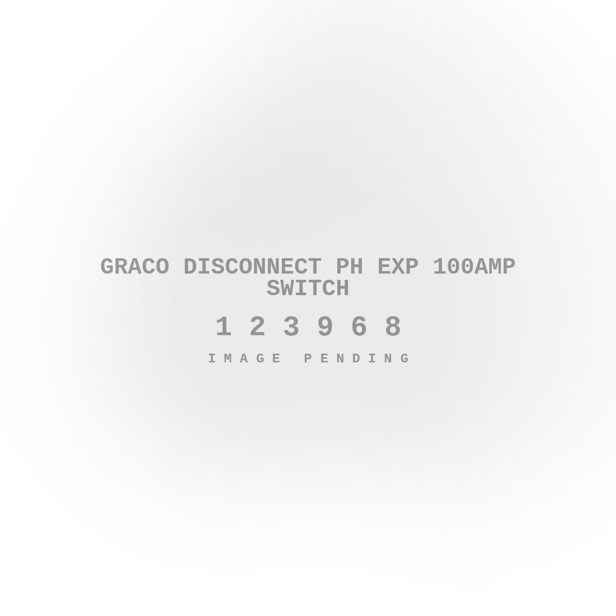 Graco Disconnect PH Exp 100AMP Switch