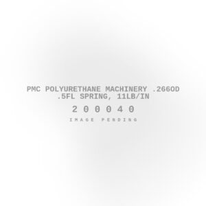 PMC Polyurethane Machinery .266OD .5FL Spring, 11LB/IN