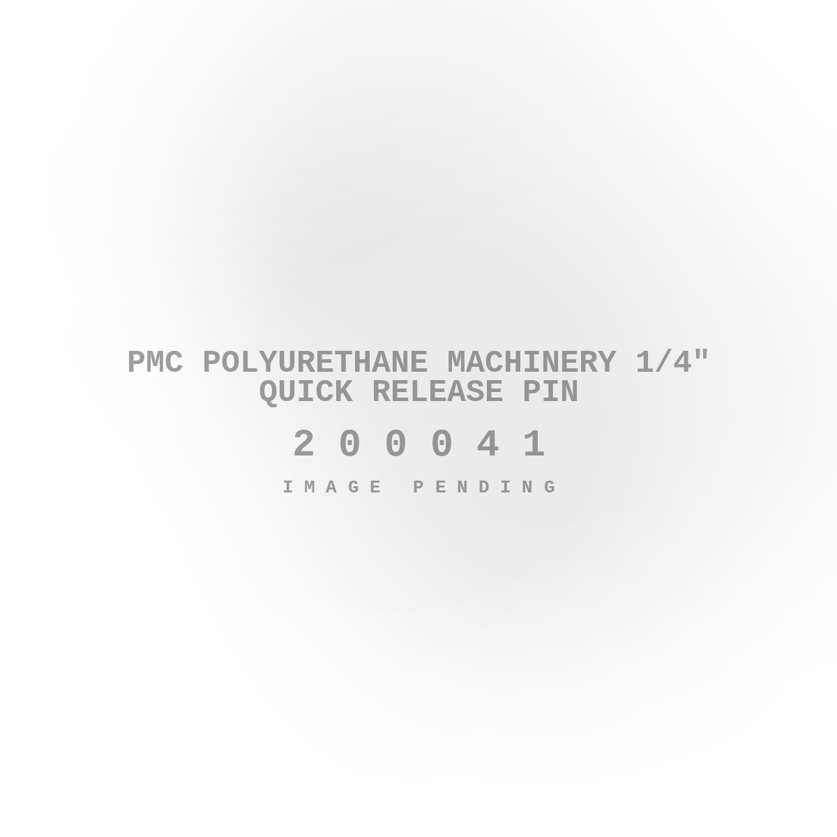 PMC Polyurethane Machinery 1/4" Quick Release Pin