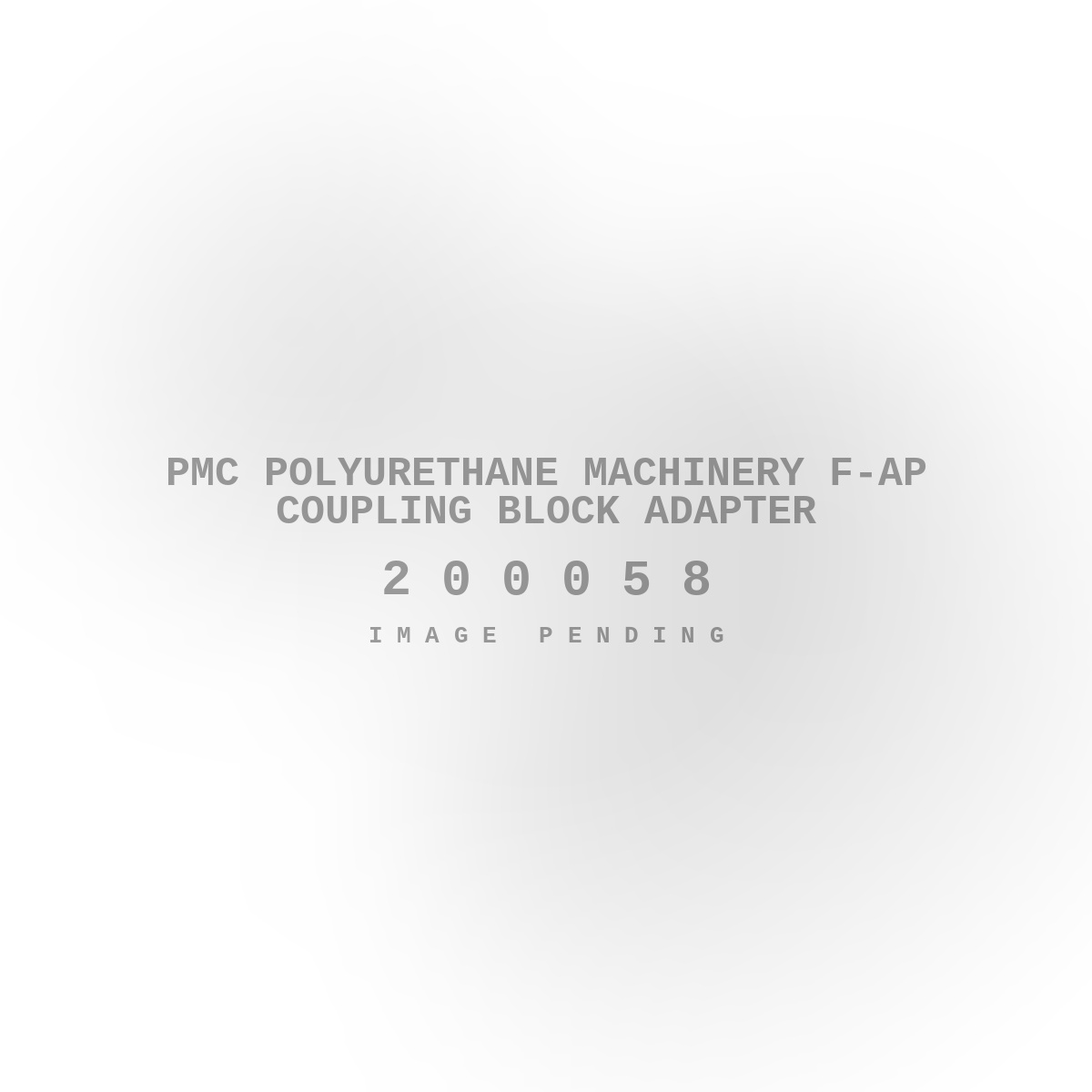 PMC Polyurethane Machinery F-Ap Coupling Block Adapter
