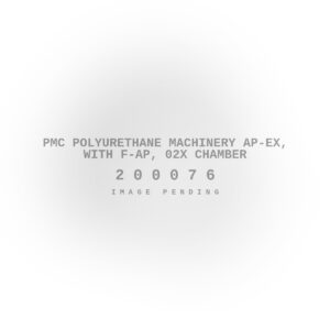 PMC Polyurethane Machinery Ap-Ex, with F-Ap, 02X Chamber