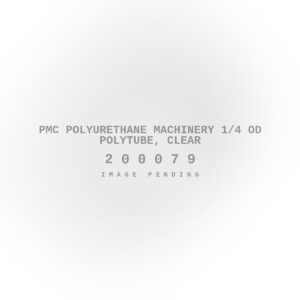 PMC Polyurethane Machinery 1/4 OD Polytube, Clear