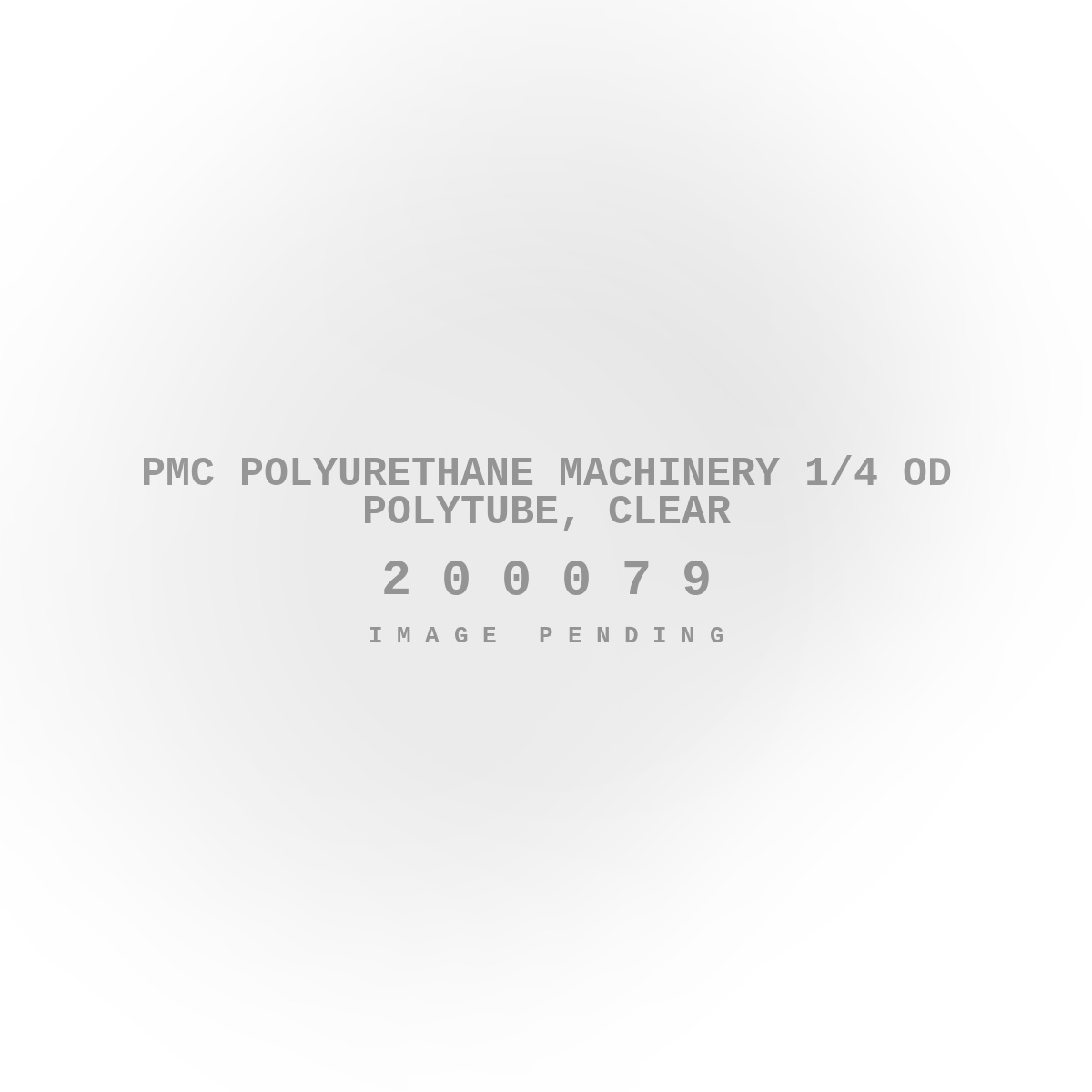 PMC Polyurethane Machinery 1/4 OD Polytube, Clear