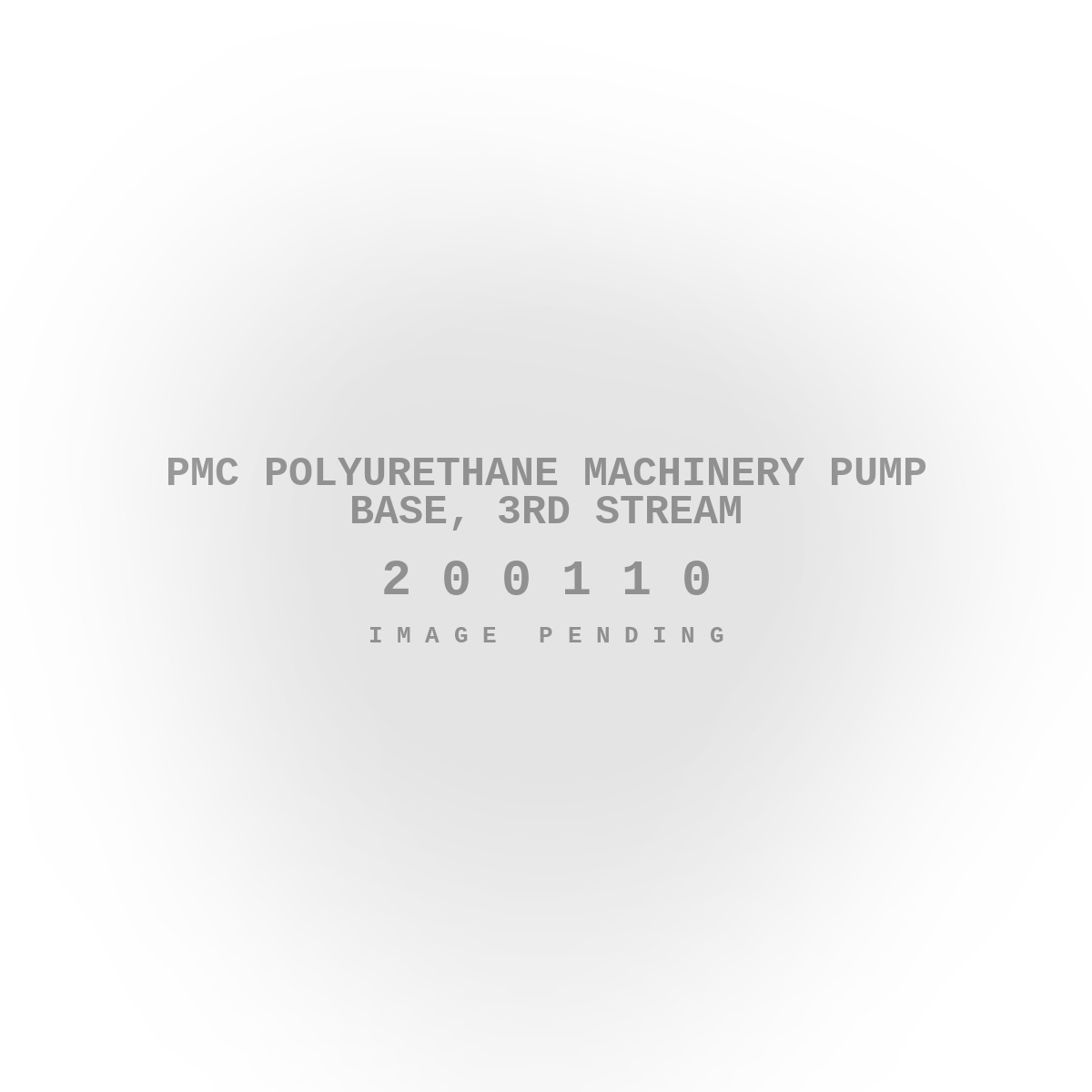 PMC Polyurethane Machinery Pump Base, 3rd Stream