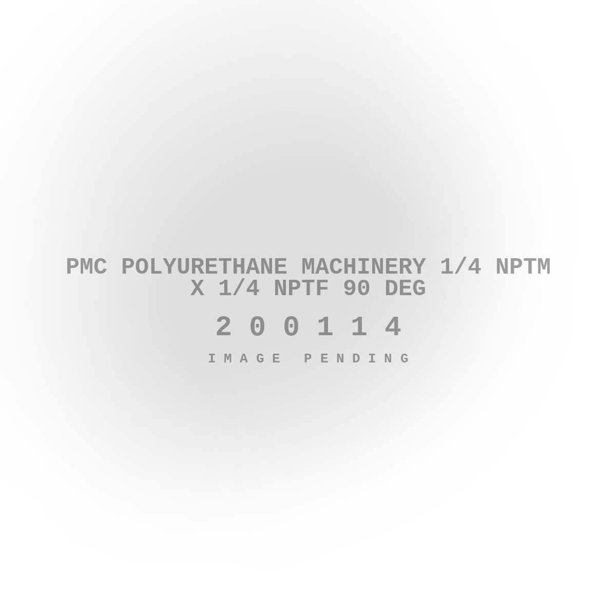 PMC Polyurethane Machinery 1/4 Nptm X 1/4 NPTF 90 Deg
