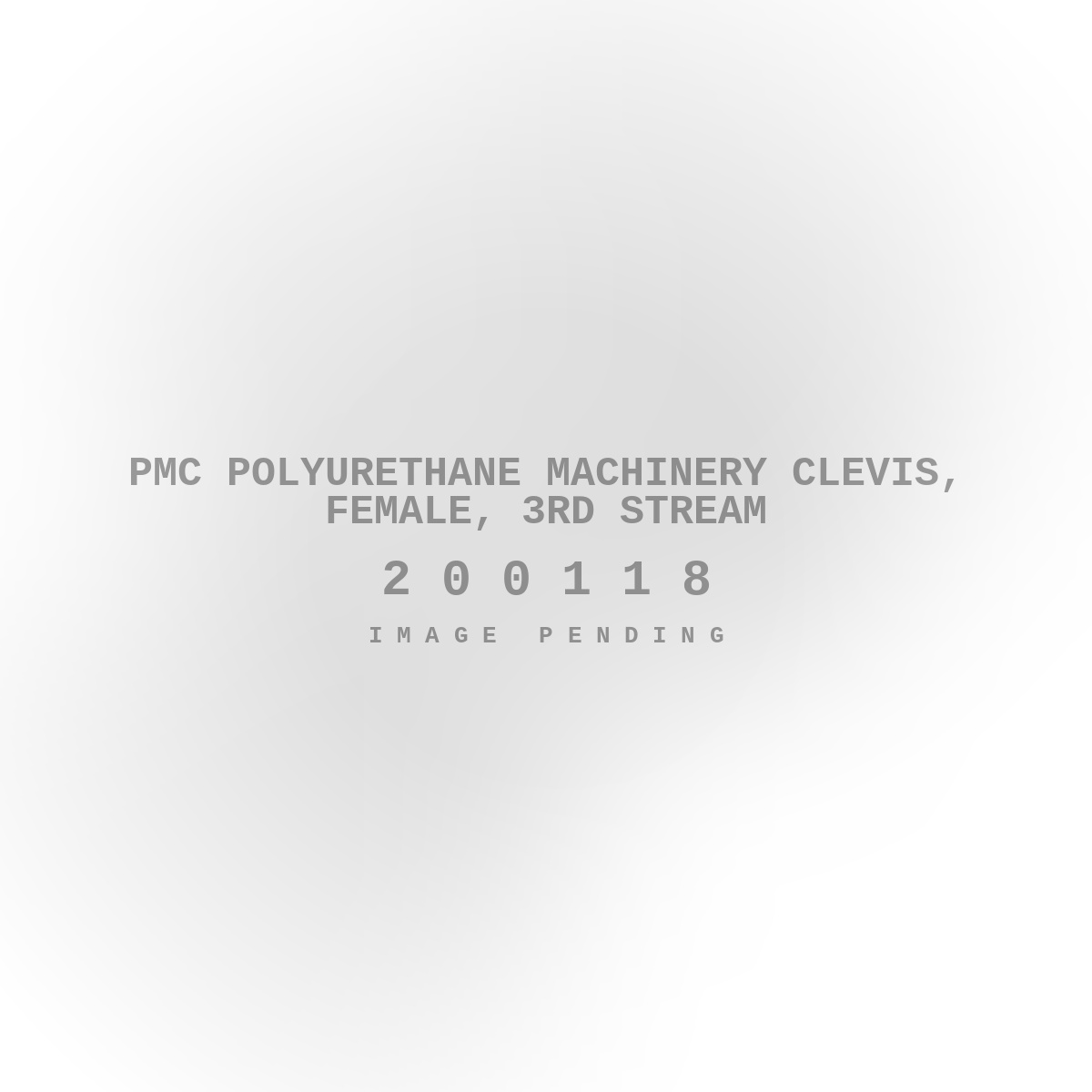 PMC Polyurethane Machinery Clevis, Female, 3rd Stream