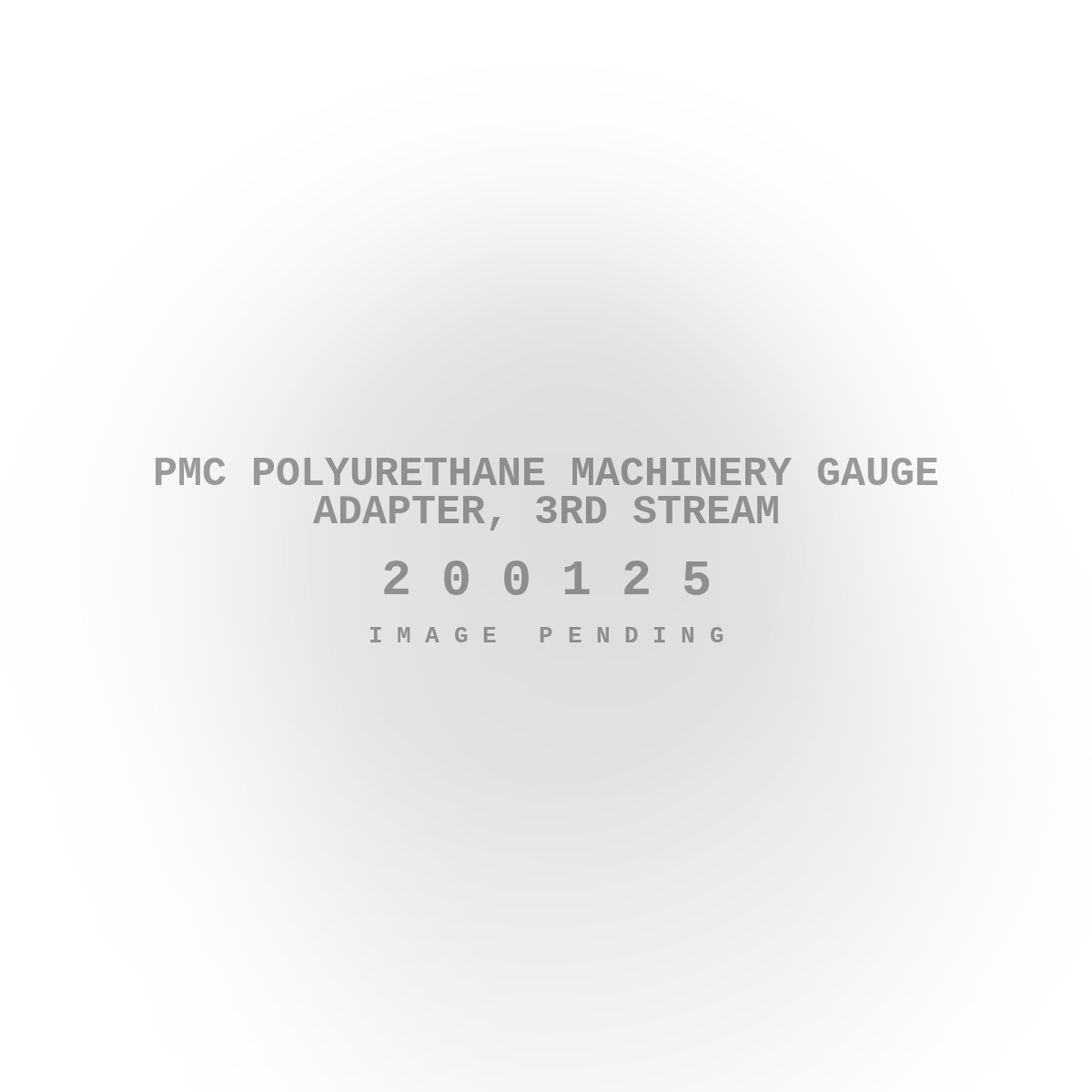 PMC Polyurethane Machinery Gauge Adapter, 3rd Stream