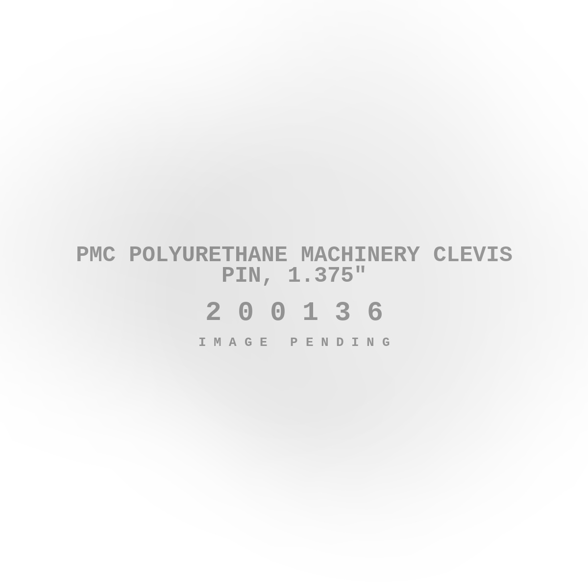 PMC Polyurethane Machinery Clevis Pin, 1.375"