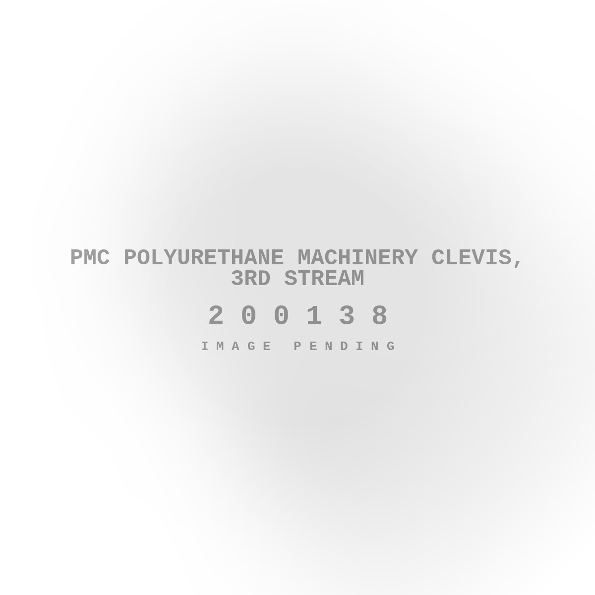 PMC Polyurethane Machinery Clevis, 3rd Stream