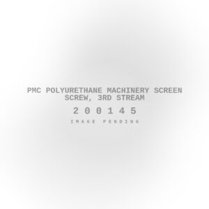 PMC Polyurethane Machinery Screen Screw, 3rd Stream