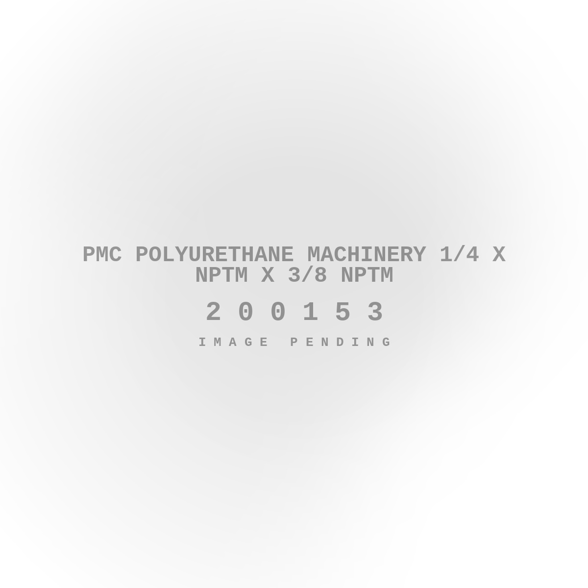 PMC Polyurethane Machinery 1/4 X Nptm X 3/8 Nptm