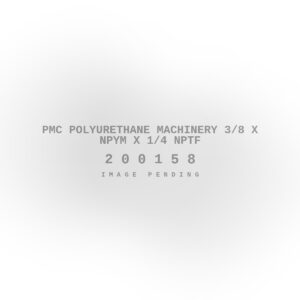 PMC Polyurethane Machinery 3/8 X Npym X 1/4 NPTF