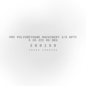 PMC Polyurethane Machinery 3/8 NPTF X #6 JIC 90 Deg