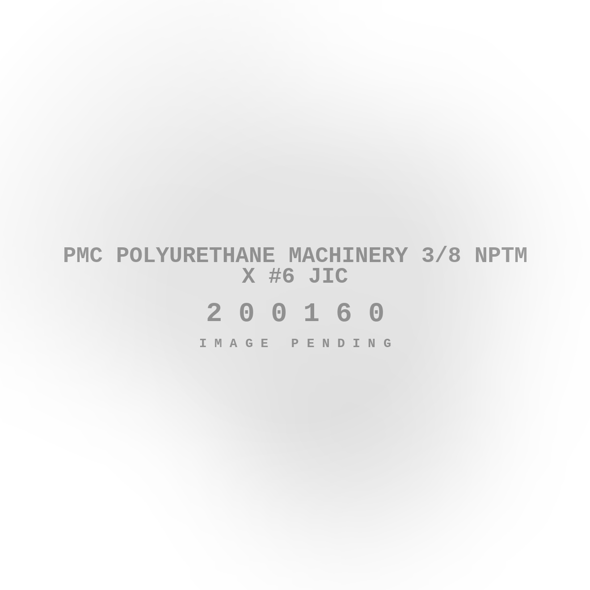 PMC Polyurethane Machinery 3/8 Nptm X #6 JIC
