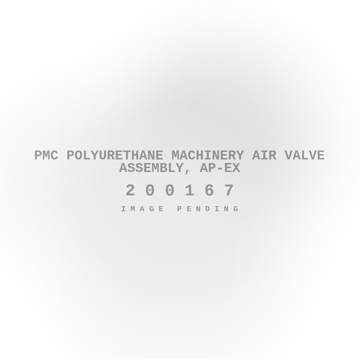 PMC Polyurethane Machinery Air Valve Assembly, Ap-Ex