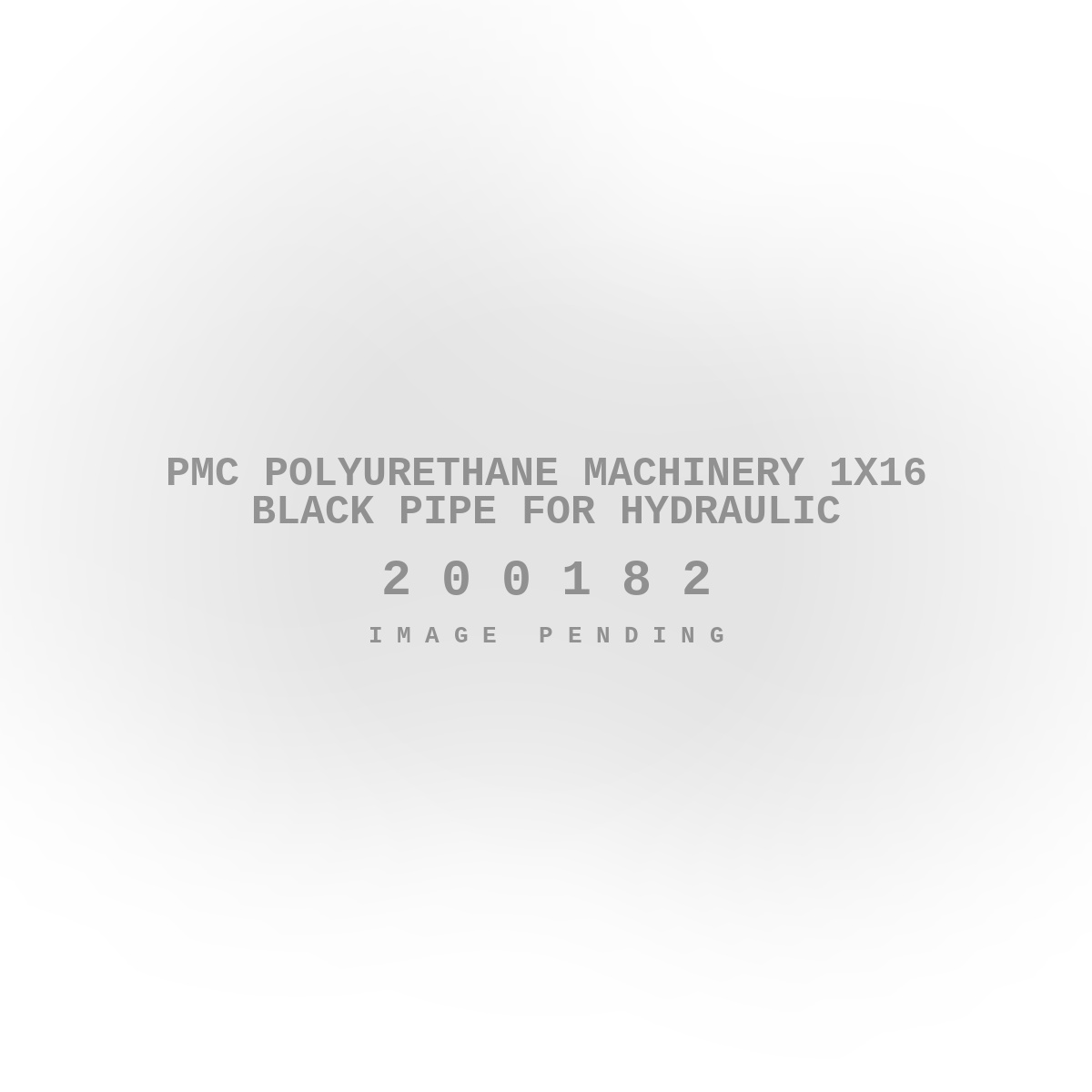 PMC Polyurethane Machinery 1X16 Black Pipe for Hydraulic