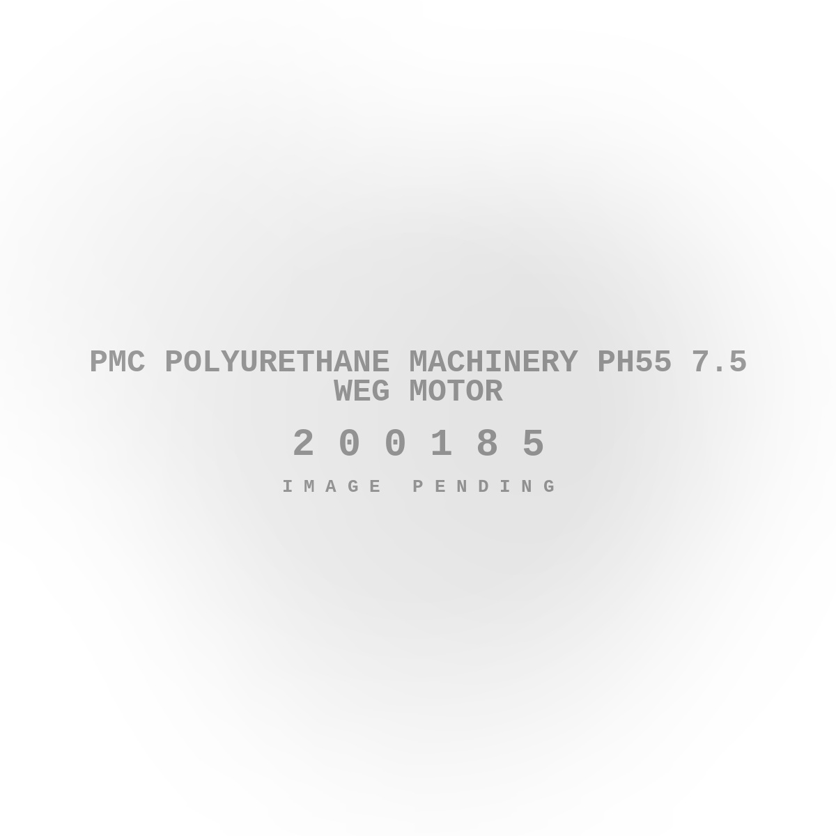 PMC Polyurethane Machinery PH55 7.5 Weg Motor