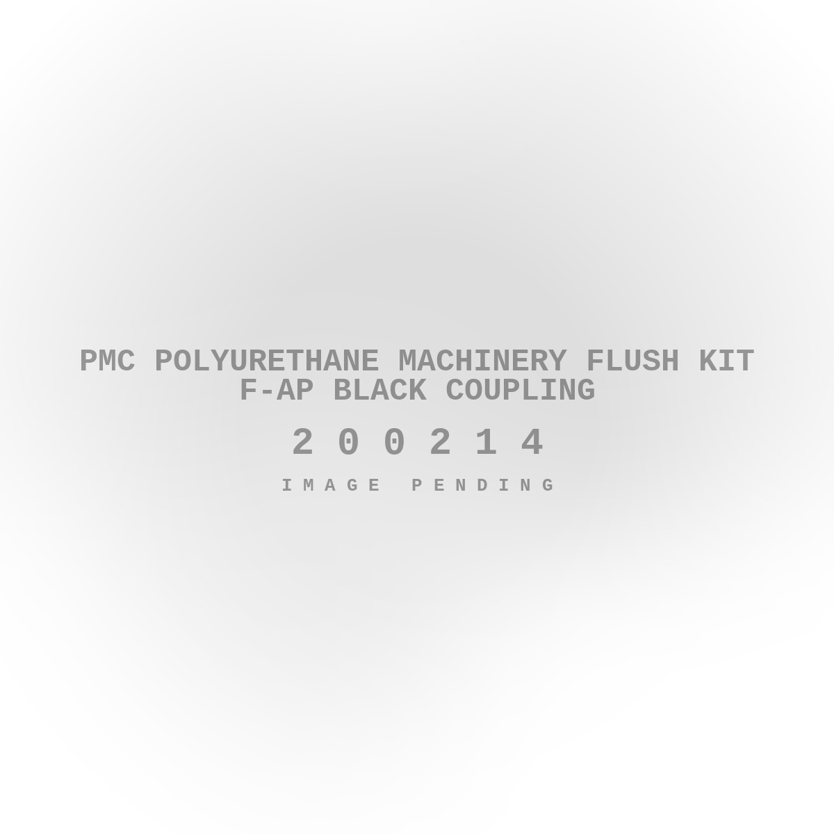 PMC Polyurethane Machinery Flush Kit F-Ap Black Coupling