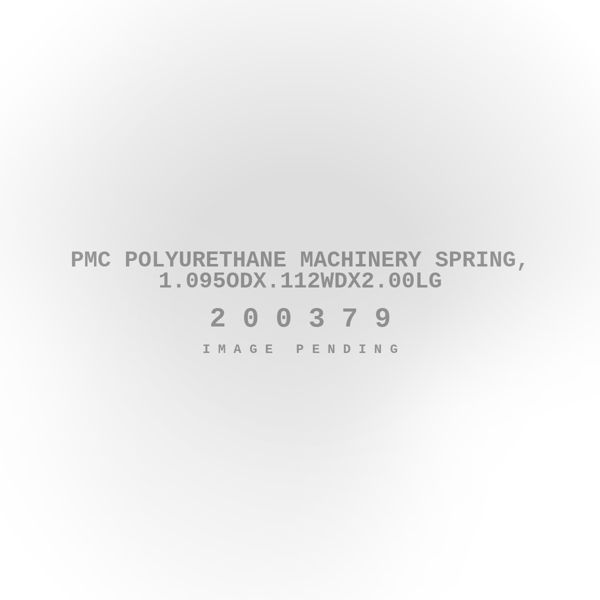 PMC Polyurethane Machinery Spring, 1.095ODX.112WDX2.00LG