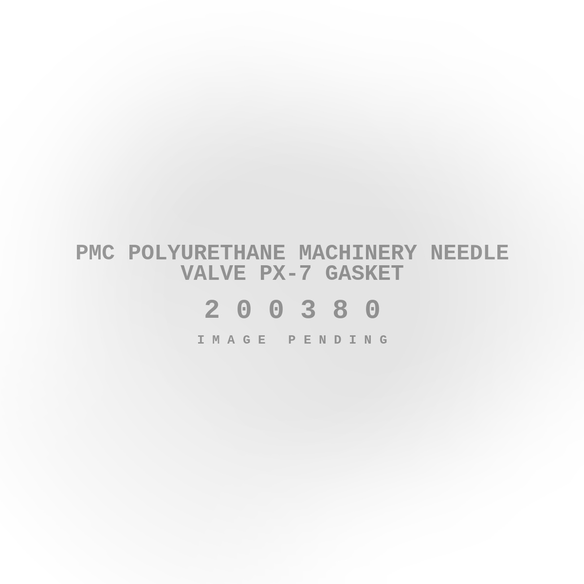 PMC Polyurethane Machinery Needle Valve PX-7 Gasket