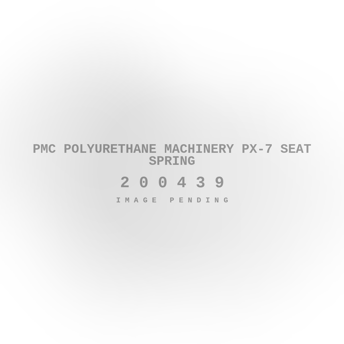 PMC Polyurethane Machinery PX-7 Seat Spring
