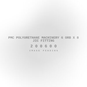 PMC Polyurethane Machinery 6 ORB X 8 JIC Fitting