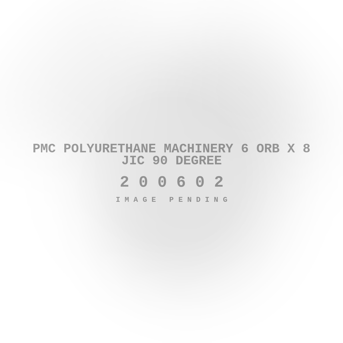 PMC Polyurethane Machinery 6 ORB X 8 JIC 90 Degree