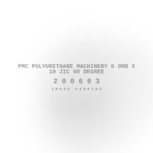 PMC Polyurethane Machinery 6 ORB X 10 JIC 90 Degree
