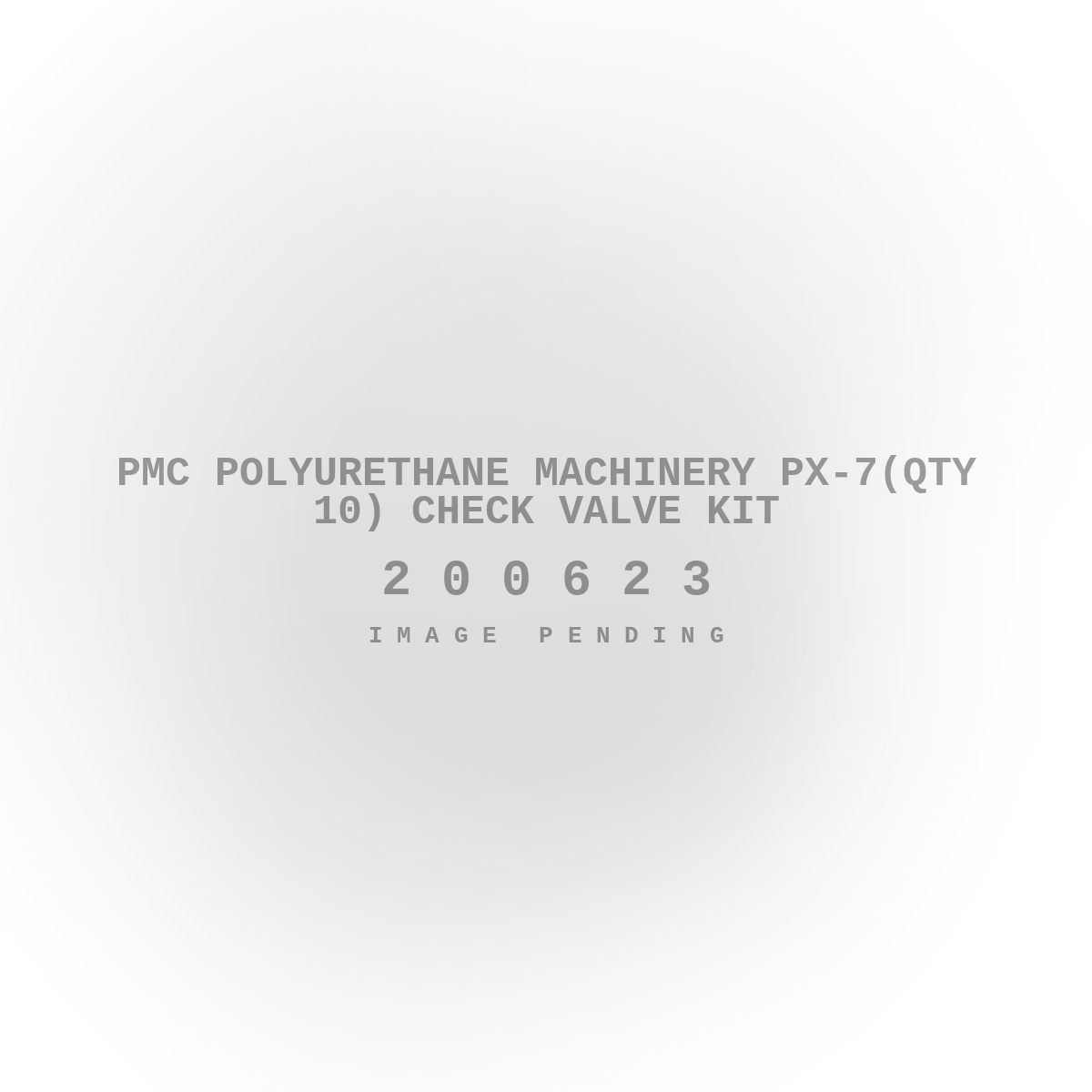 PMC Polyurethane Machinery PX-7(Qty 10) Check Valve Kit