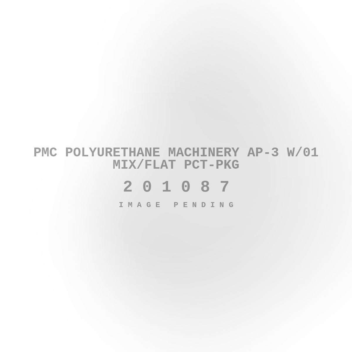 PMC Polyurethane Machinery AP-3 W/01 Mix/Flat PCT-Pkg