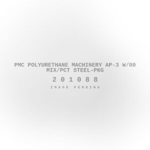 PMC Polyurethane Machinery AP-3 W/00 Mix/PCT Steel-Pkg