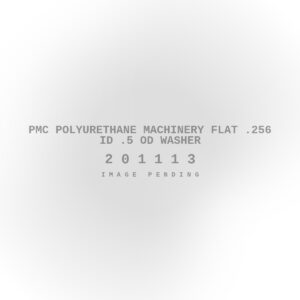 PMC Polyurethane Machinery Flat .256 ID .5 OD Washer