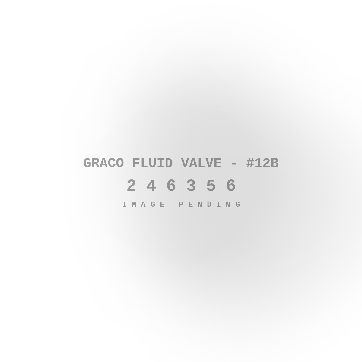 Graco Fluid Valve - #12b
