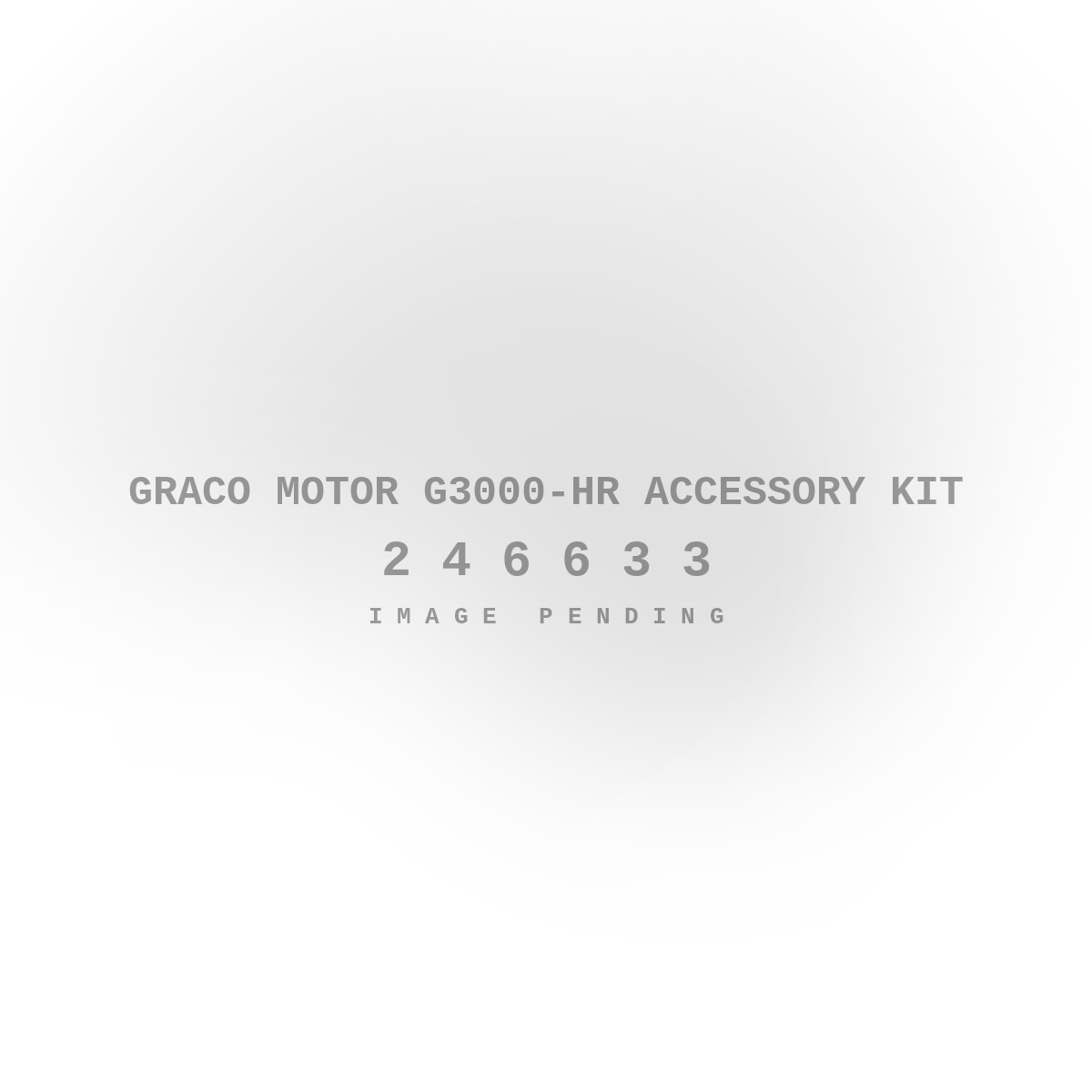 Graco Motor G3000-HR Accessory Kit