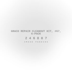 Graco Repair Cleanout Kit, #67, 6-Pack