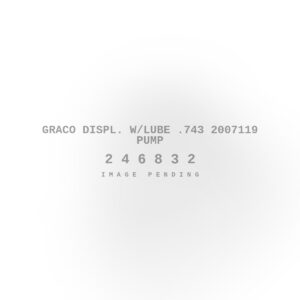 Graco Displ. W/lube .743 2007119 Pump