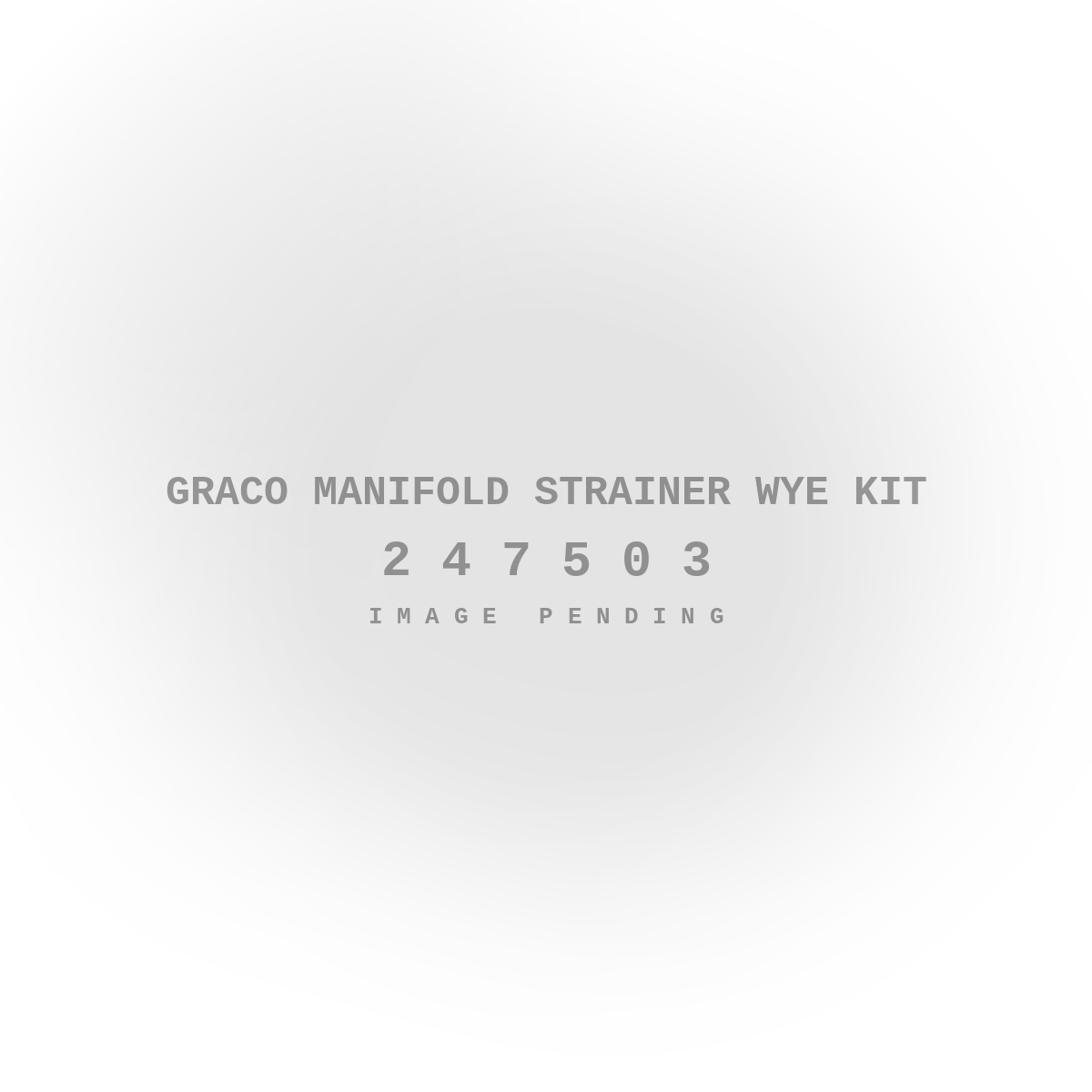 Graco Manifold Strainer Wye Kit