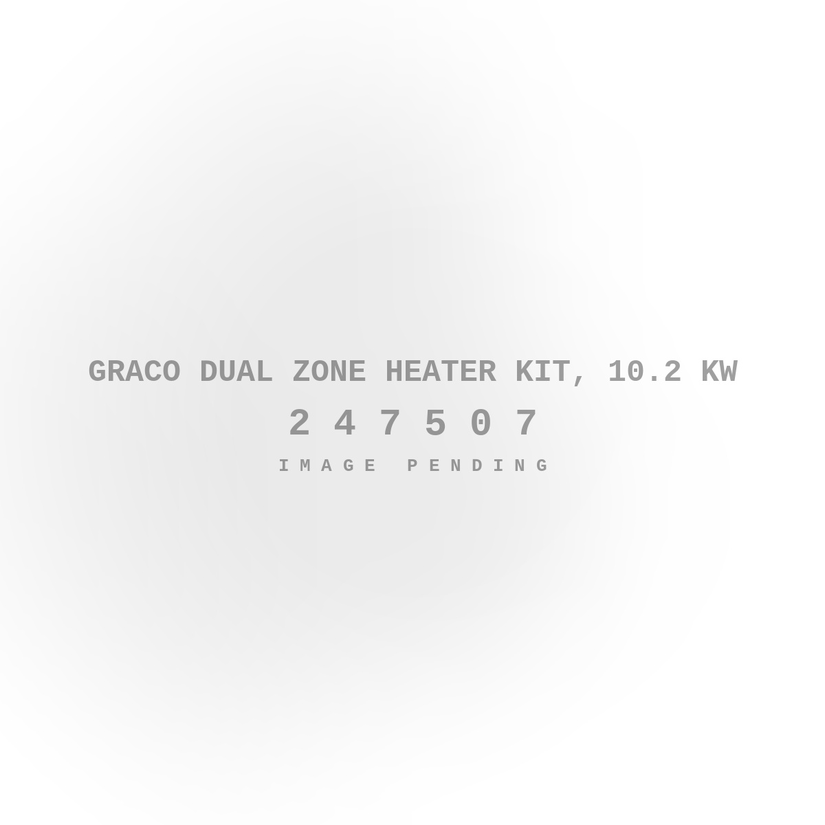 Graco Dual Zone Heater Kit, 10.2 KW