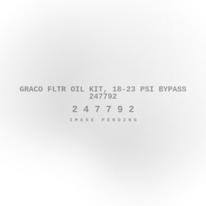 Graco Fltr Oil Kit, 18-23 PSI Bypass 247792